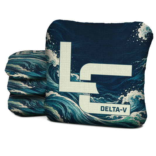 DV-NS-DEEP-CURRENT Logic Cornhole set of four