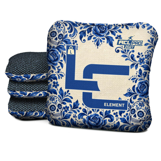 Calavera Cobalt cornhole bags — Element - L - 5/8 - ACL PRO
