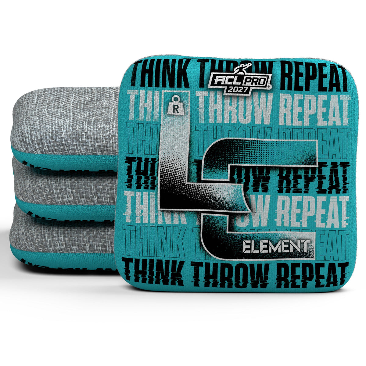 Think Throw Repeat Aqua, Element ACL Regular, Silver carpet