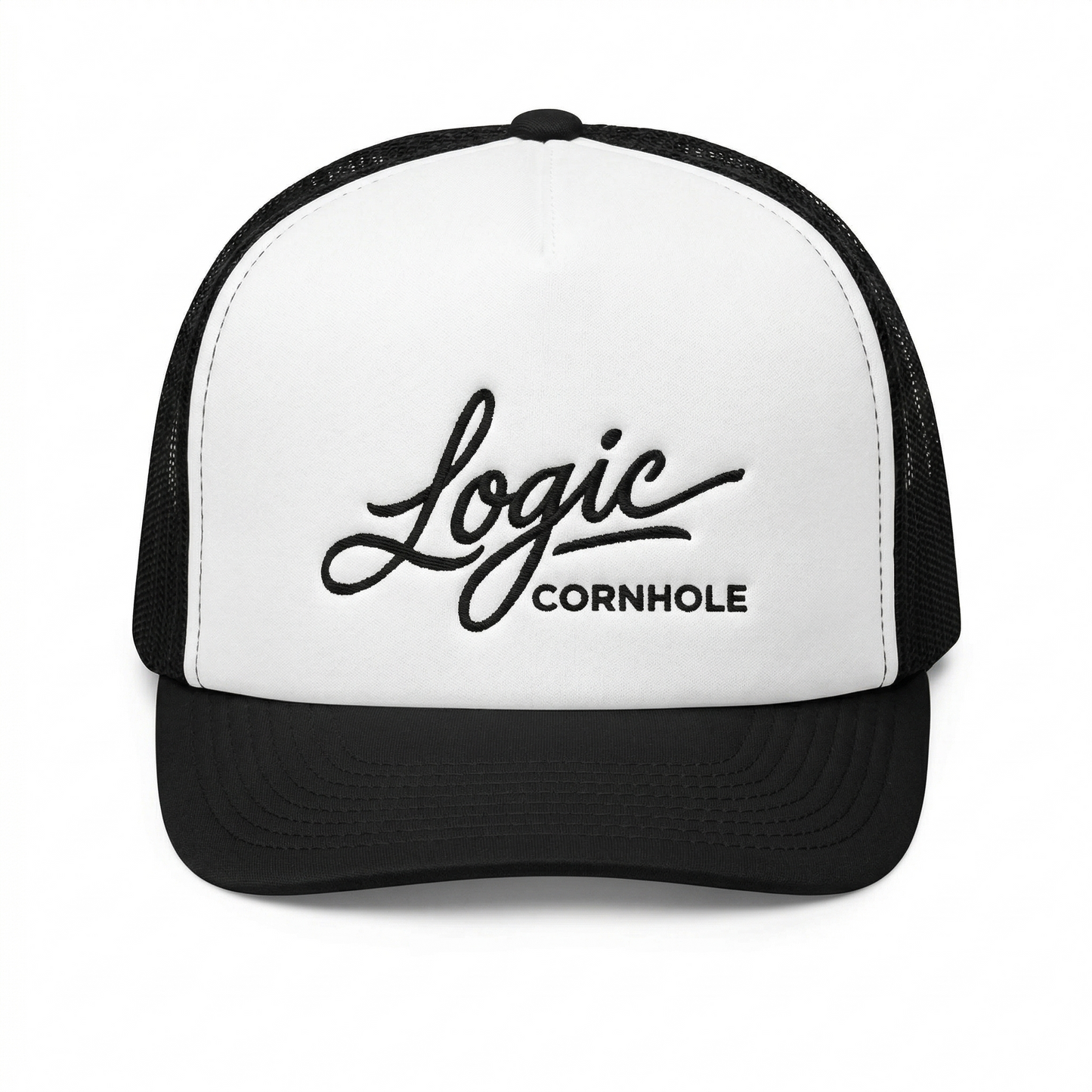 Logic Script Logo Foam Hat- Mesh Snapback - *Shipping Included