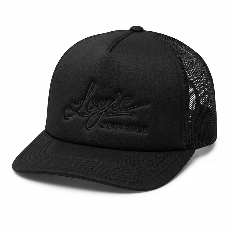 Logic Script Logo Foam Hat- Mesh Snapback - *Shipping Included