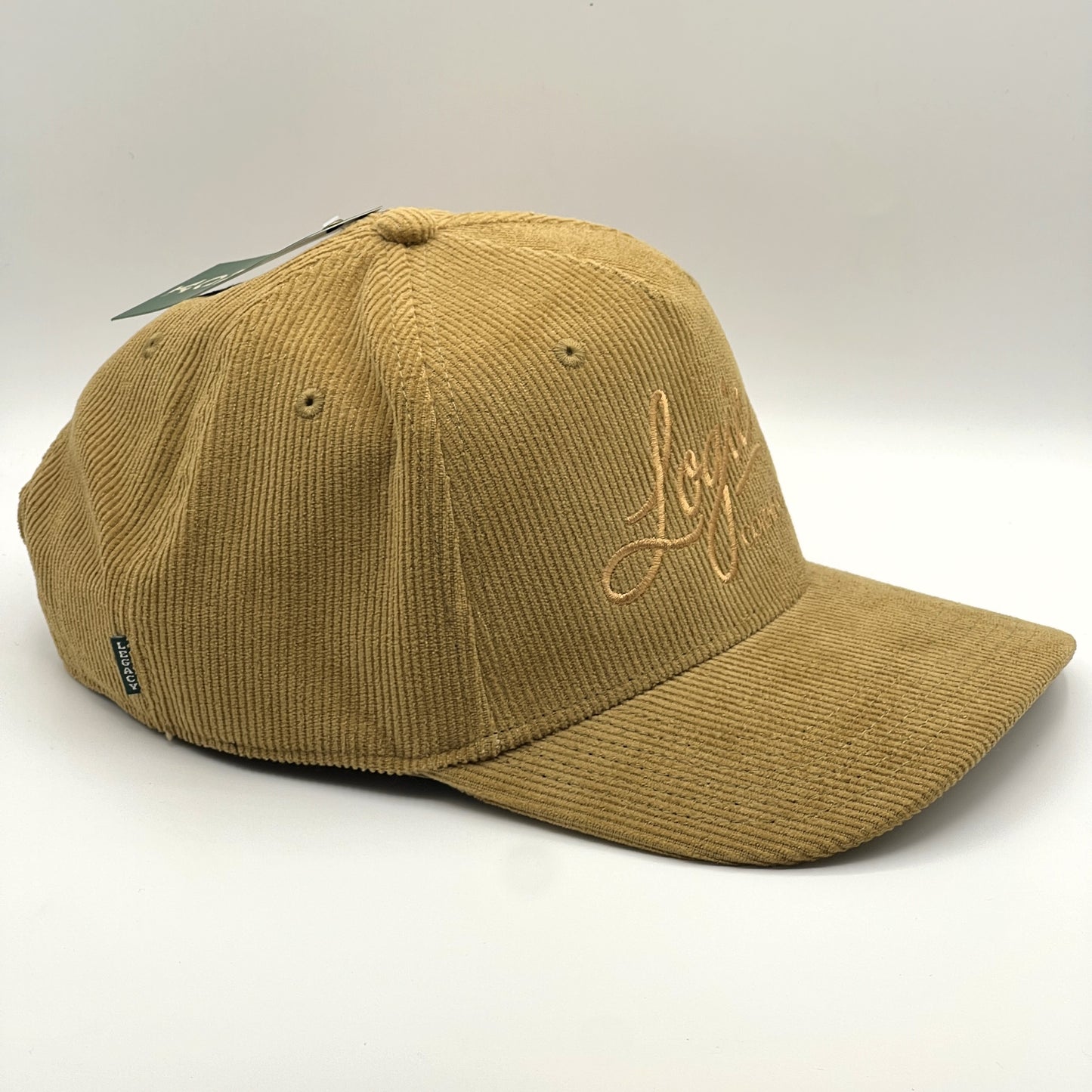Cursive Logic 5 Panel Corduroy Trucker Hat Snapback Cap - *Shipping Included