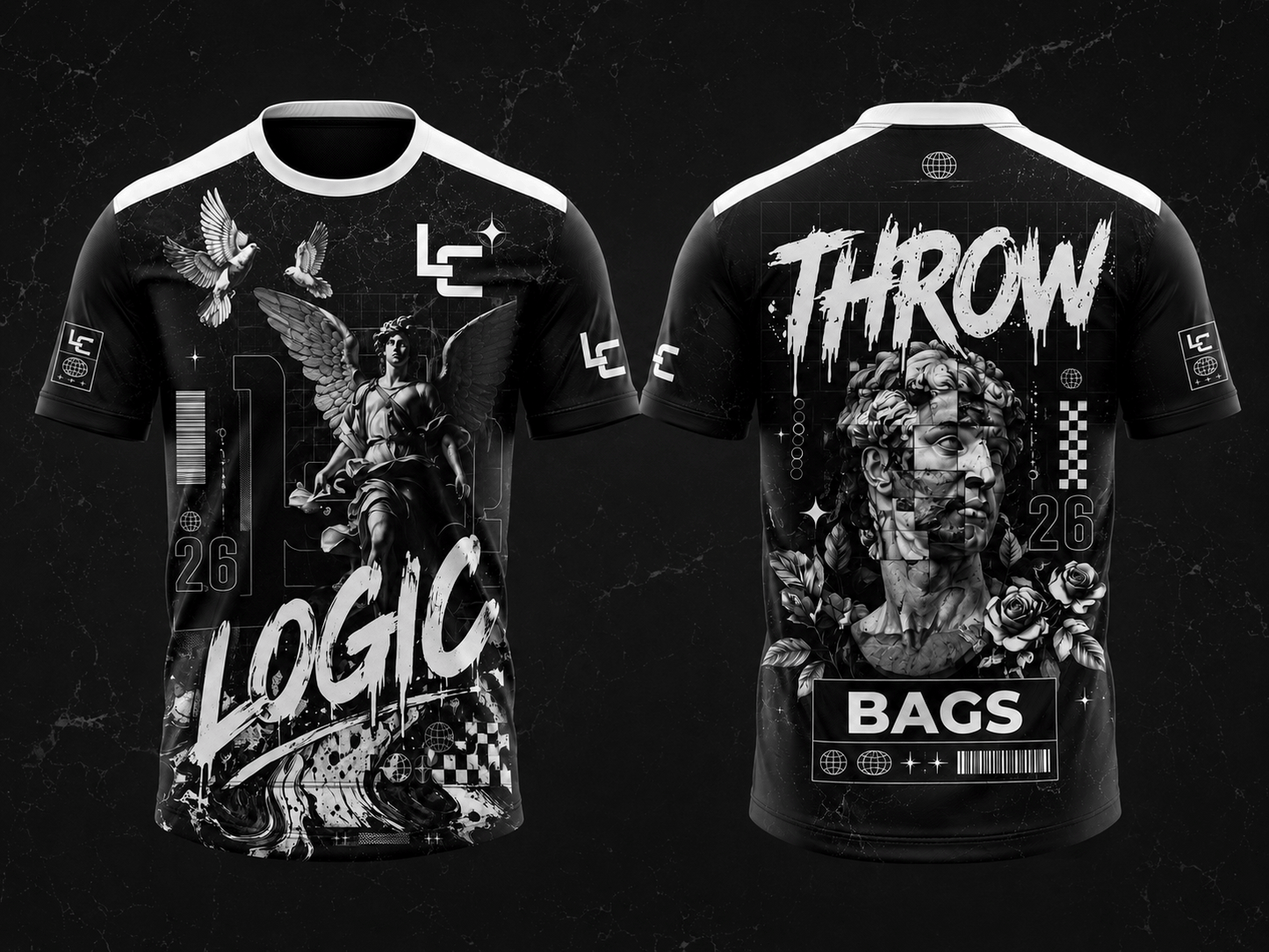 Logic Marble Jersey Design - Ships in 3 weeks