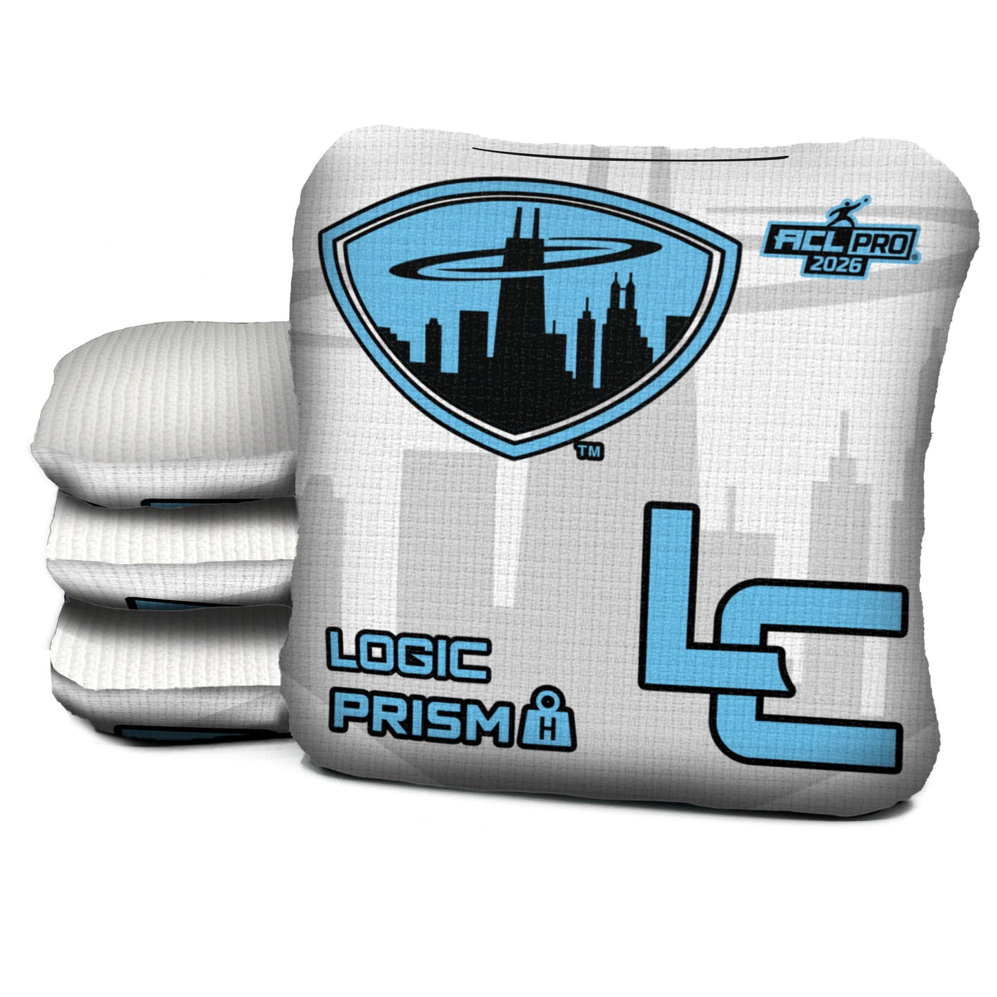 2026 Chicagoland Spinners - Light Broadcast - Logic Cornhole ACL PRO BAGS - MULTIPLE BAG SERIES - Set of 4 bags