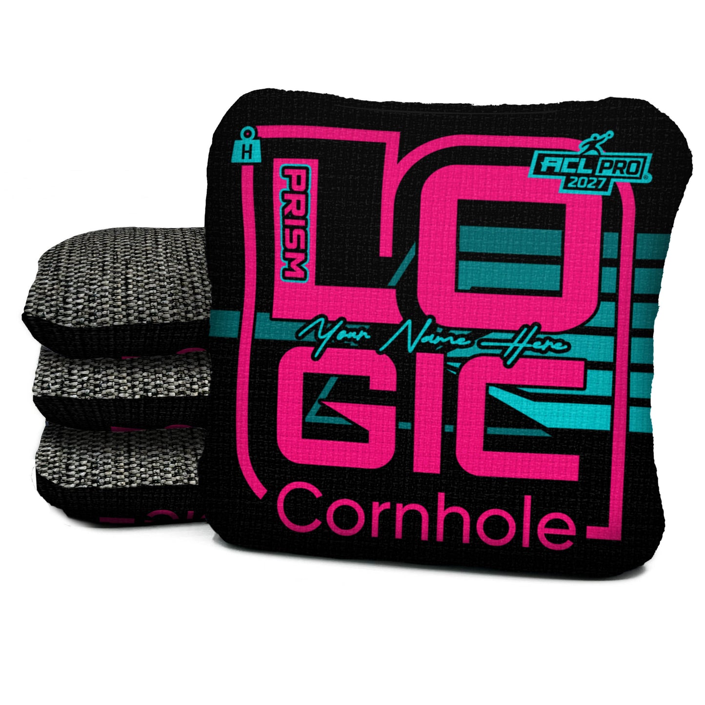 Miami Teal - Spectrum - PRISM - ACL PRO 2027 BAGS - Custom Name Option- Set of 4 bags