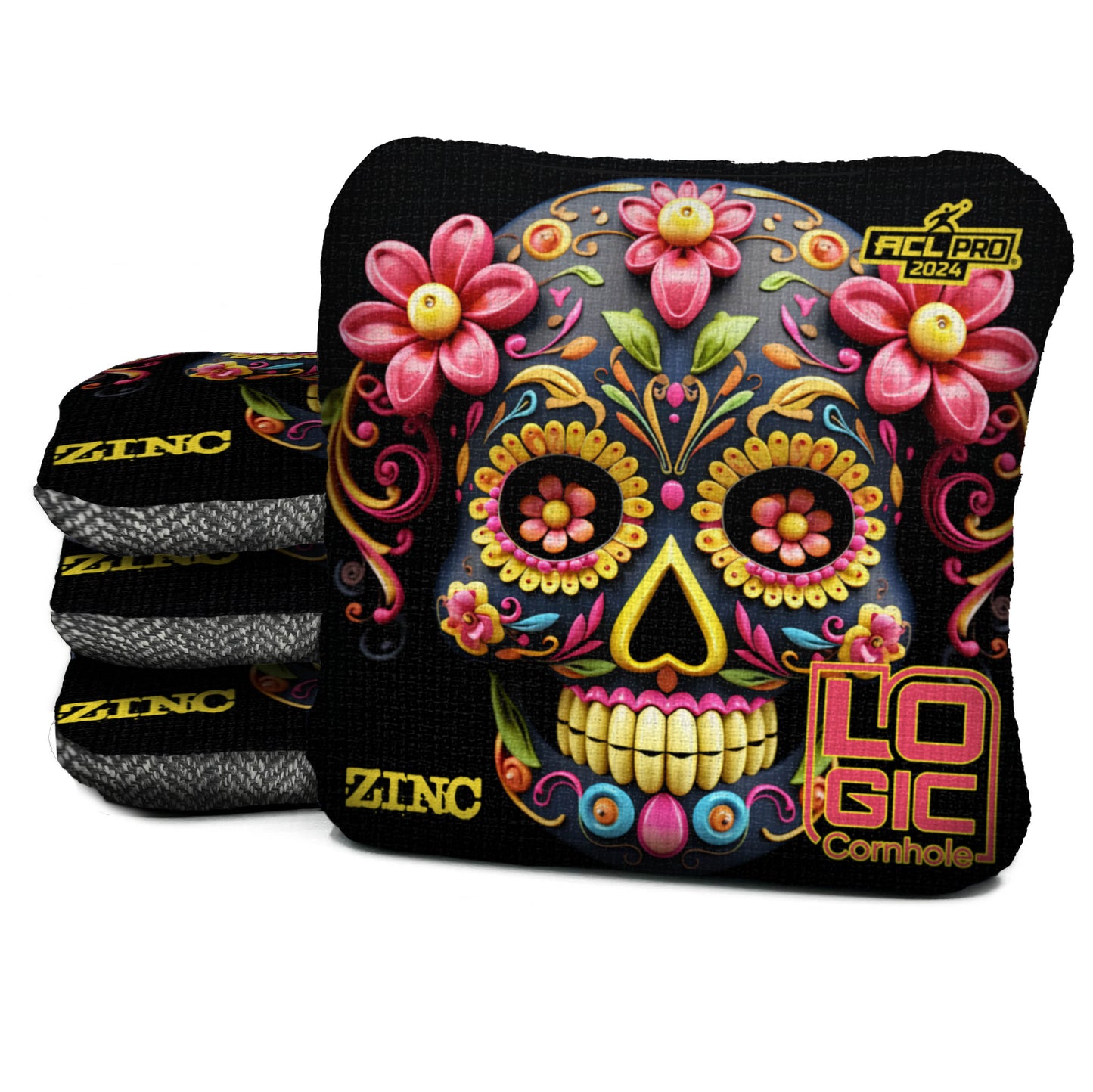 Sugar Skull Black - MULTIPLE BAG SERIES - ACL APPROVED BAGS - Set of 4 bags