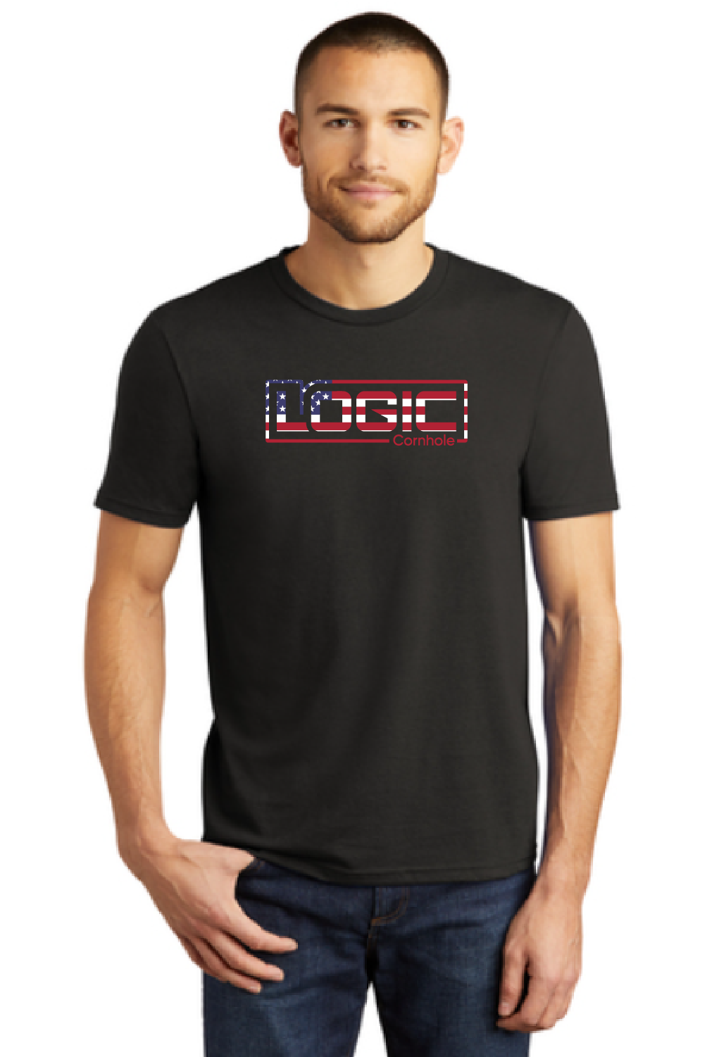 USA Logic Cornhole Logo T-Shirt - Multiple Colors Available - *Shipping Included