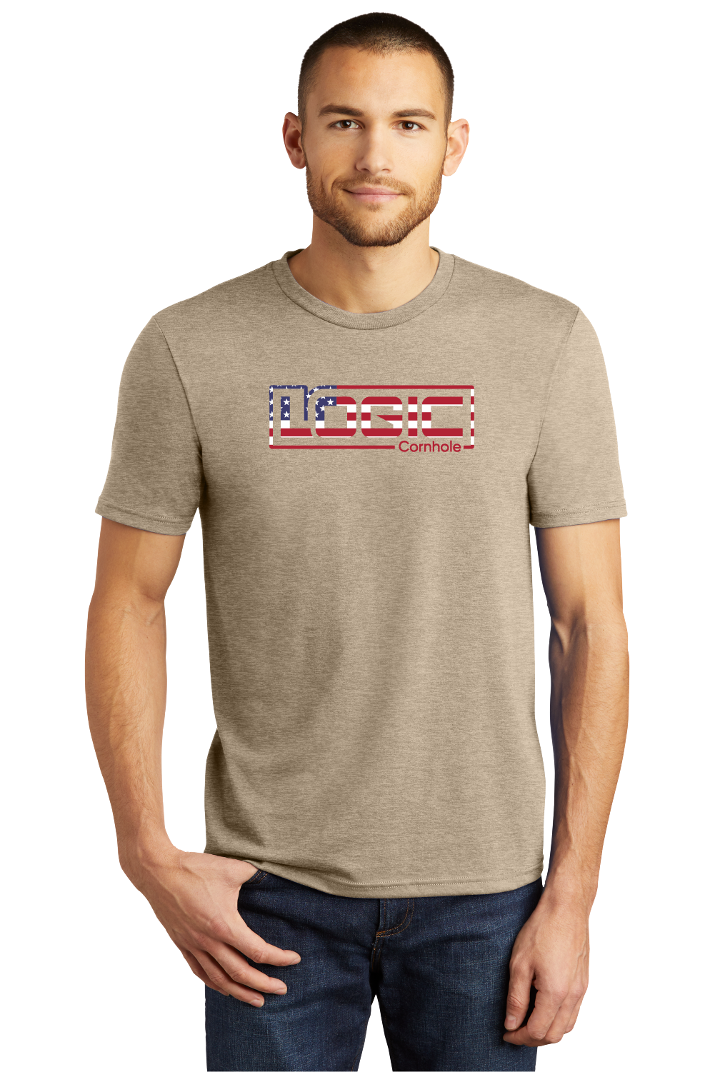 USA Logic Cornhole Logo T-Shirt - Multiple Colors Available - *Shipping Included