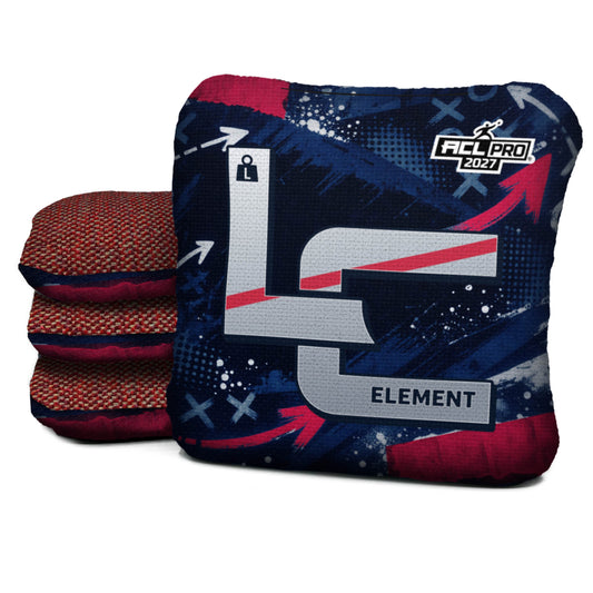 Boston football cornhole bags, Element - L 5/8 - ACL PRO, approved colorway with coordinating reverse