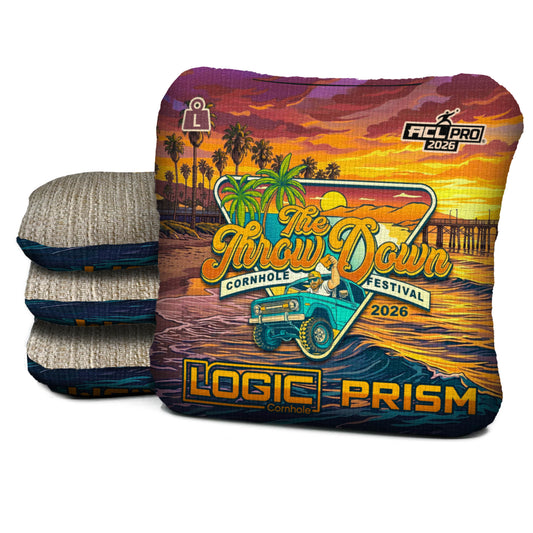 Gold Pier Prism ACL PRO 2026 Throw Down Cornhole Festival bags in light weight