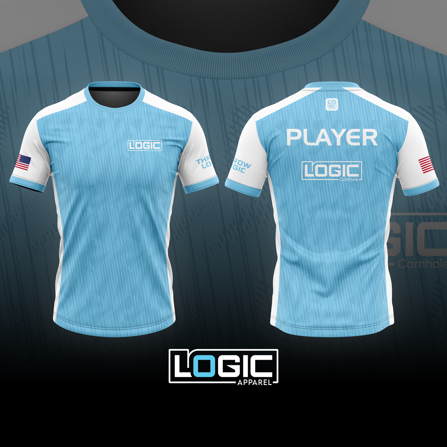 Logic Light Blue & White Jersey - *Shipping Included