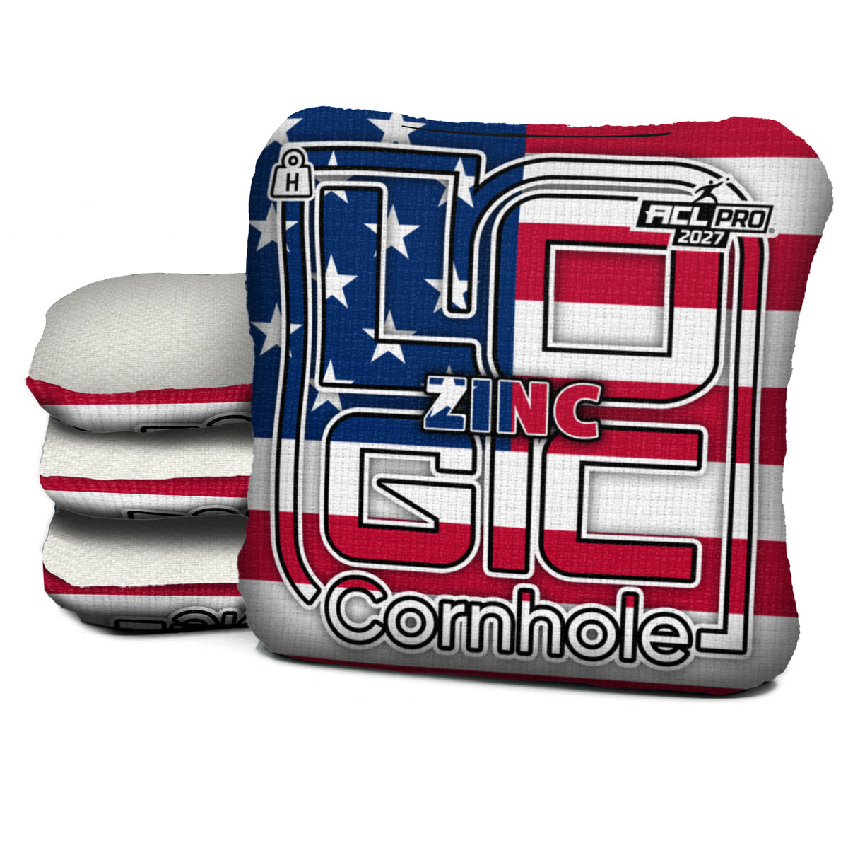 USA FLAG — Zinc H — ACL PRO 2027 — White carpet