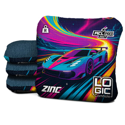 Future Race 2027 ZC-R Logic Cornhole bag mockup