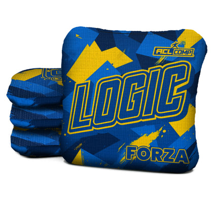 Angle Splat Blue Yellow — Forza — original approved printed slow side — ACL COMP yearless