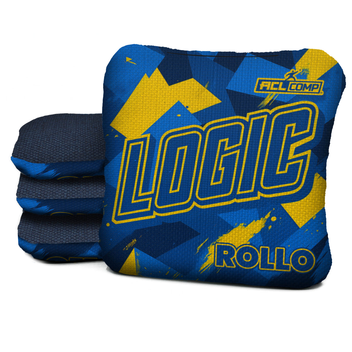 Angle Splat Blue Yellow — Rollo — Denim carpet — ACL COMP yearless