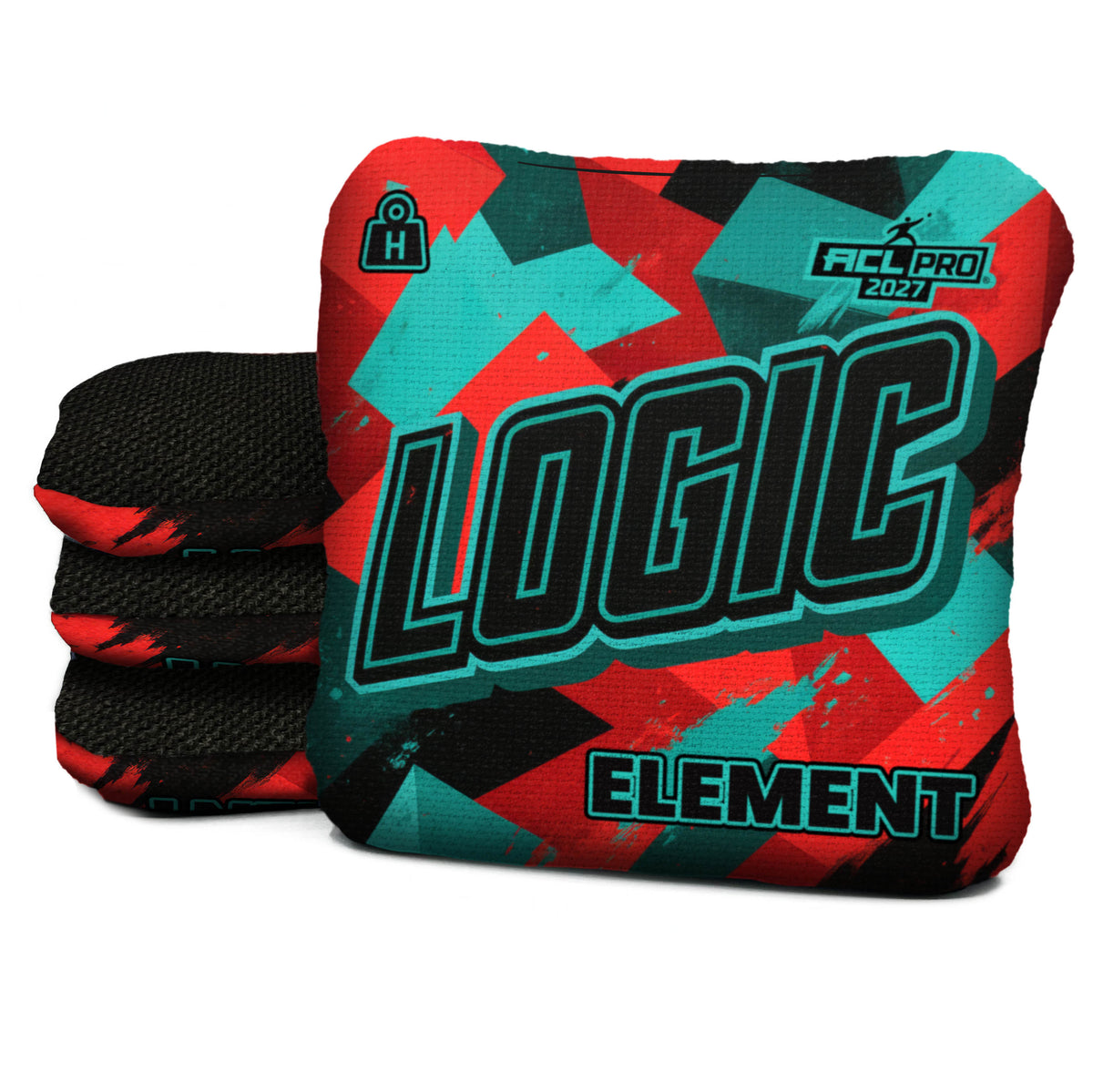 Angle Splat Teal Red — Element H — Onyx carpet — ACL PRO 2027