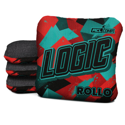 Angle Splat Teal Red — Rollo — Carbon carpet — ACL COMP yearless