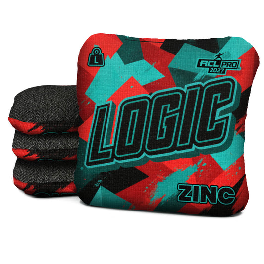 Angle Splat Teal Red — Zinc L — Black carpet — ACL PRO 2027