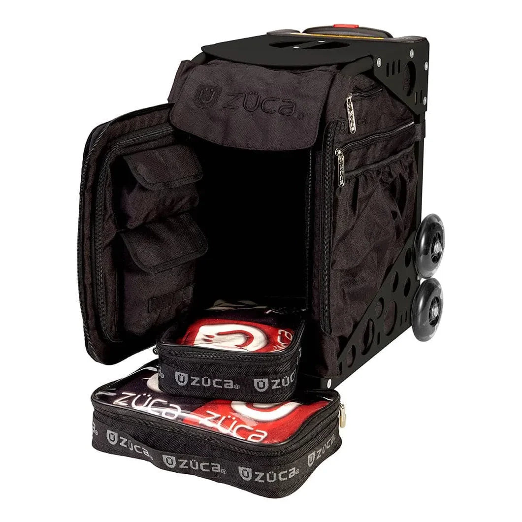 ZÜCA Cornhole Sport Black - Black Non-Flashing Wheels