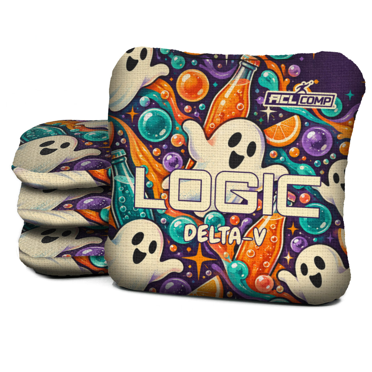 Ghost Soda Club cornhole bags — Delta-V - 5/8 - ACL COMP