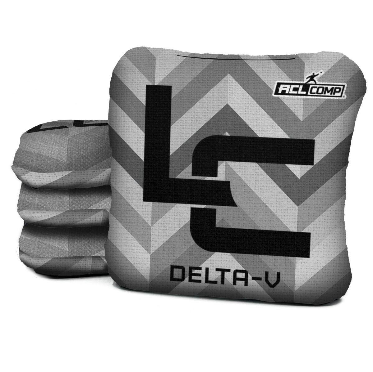 LC Greyweave – Delta-V – yearless ACL COMP stamp – cornhole bag mockup