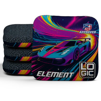 EL-ACO-FUTURERACE cornhole bag mockup