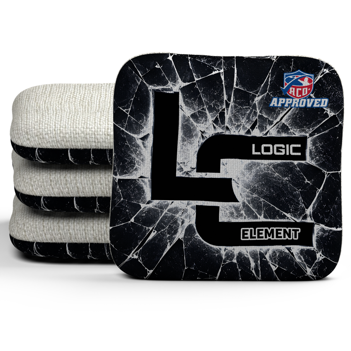 EL-ACO-SHATTERED cornhole bag mockup