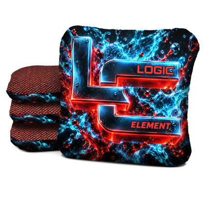 EL-NS-CHROME-SPLASH Logic Cornhole set of four
