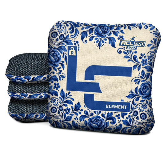 Calavera Cobalt cornhole bags — Element - R - 5/8 - ACL PRO