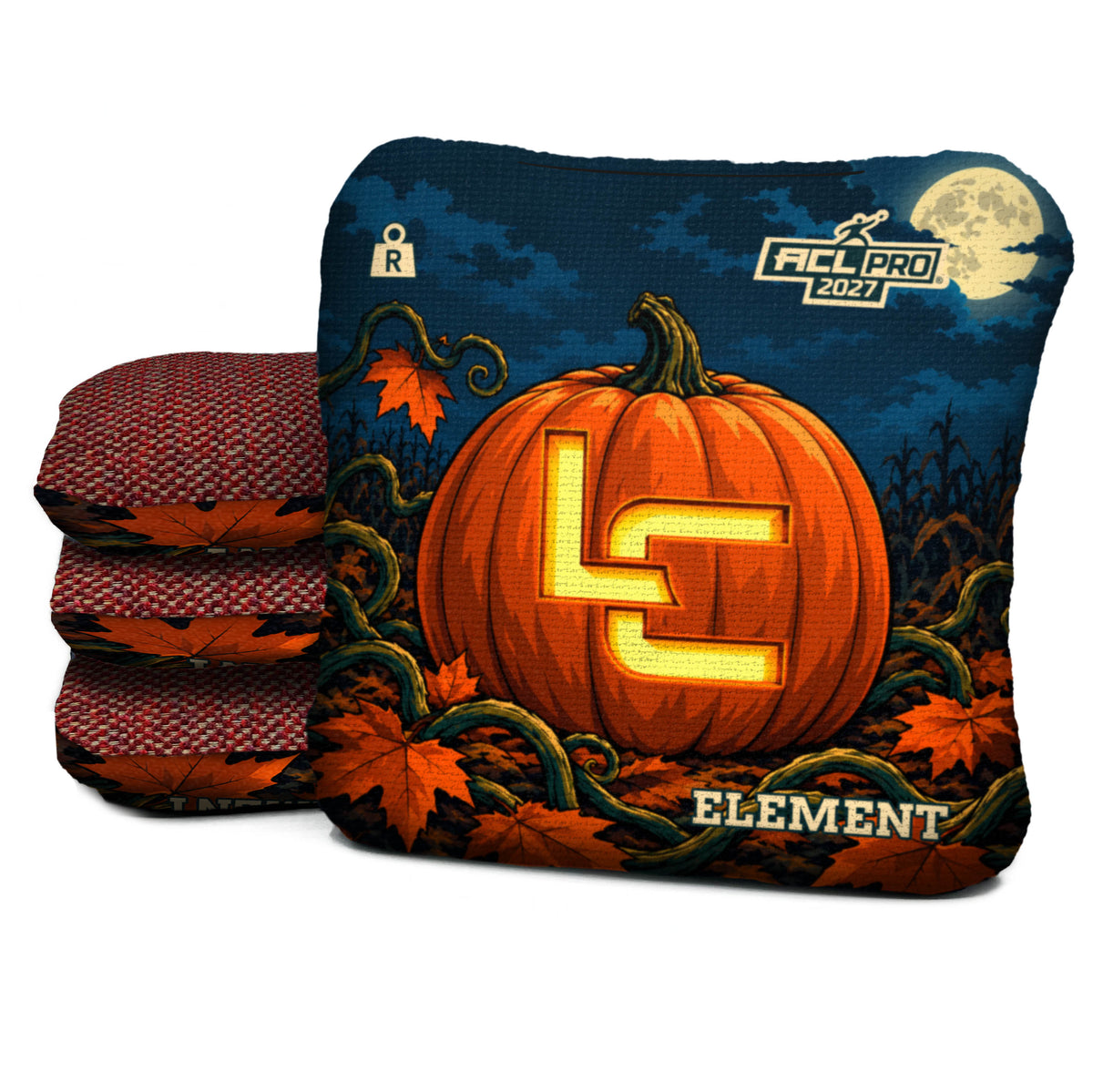 Carved LC cornhole bags — Element - R - 5/8 - ACL PRO