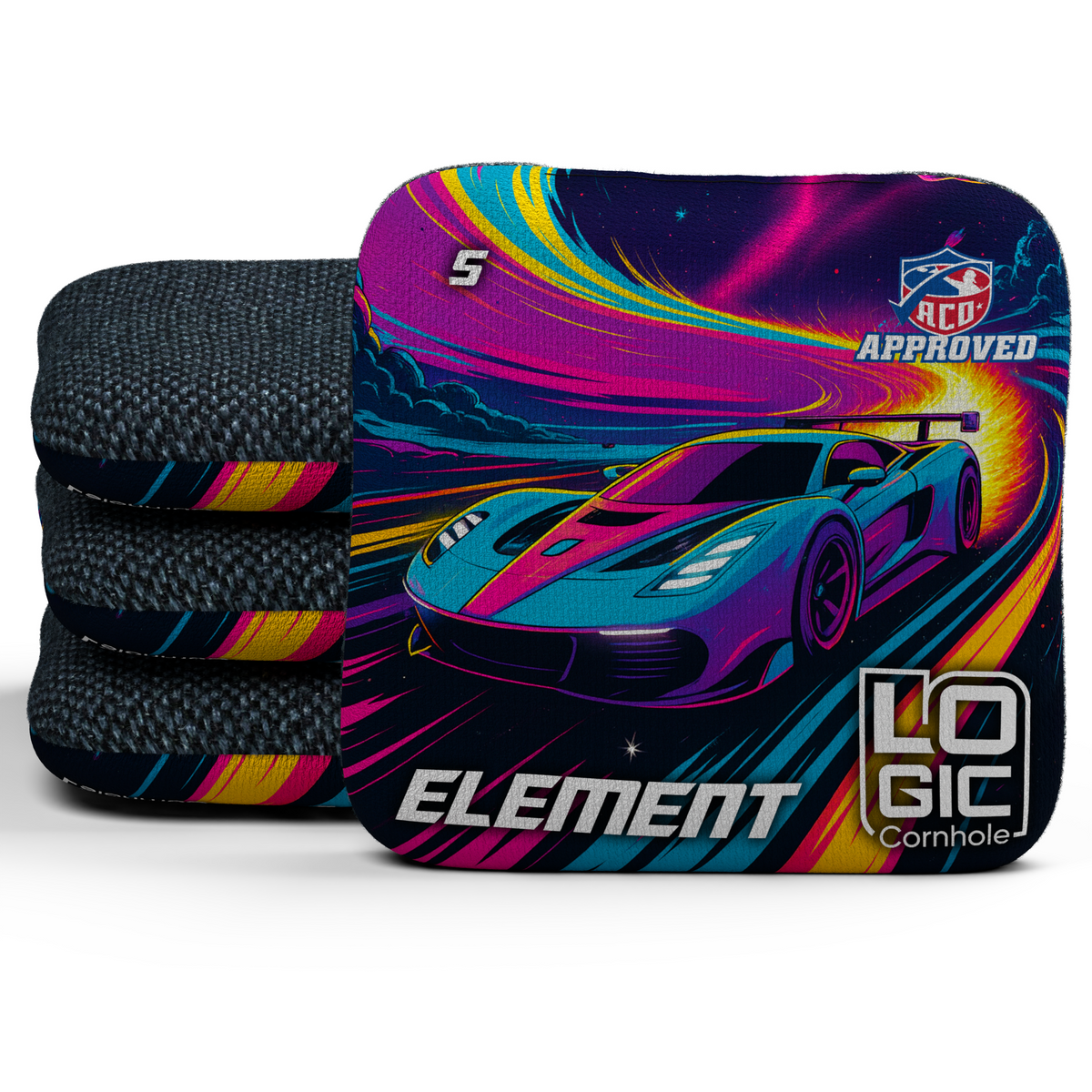 EL-S-ACO-FUTURERACE cornhole bag mockup