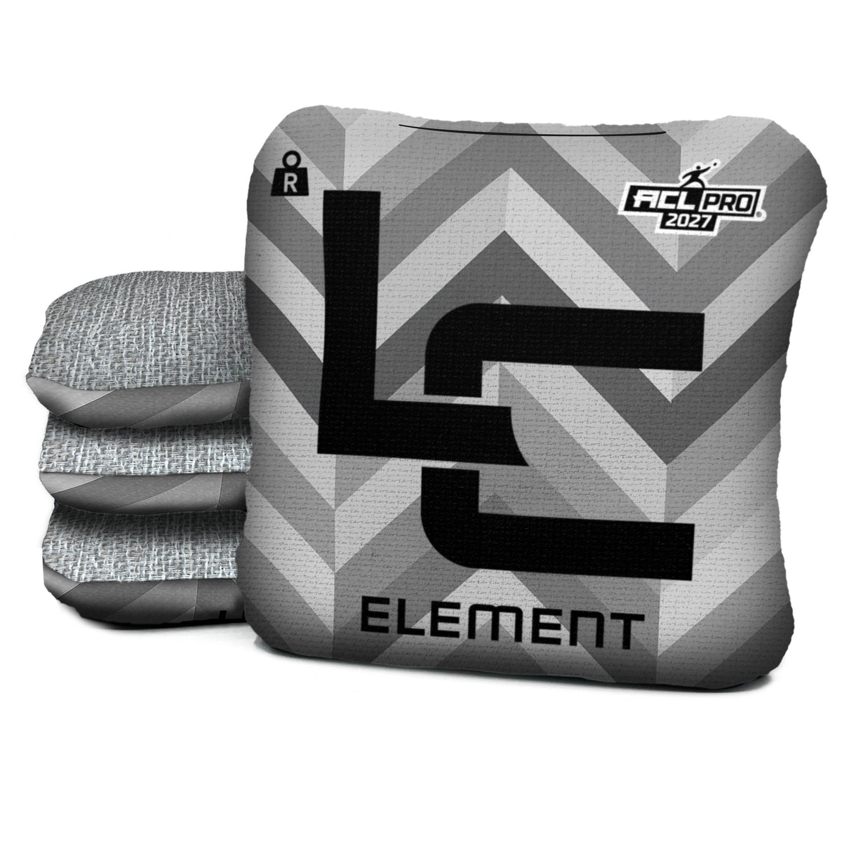 LC Greyweave 2027 – Element Regular – ACL PRO cornhole bag mockup