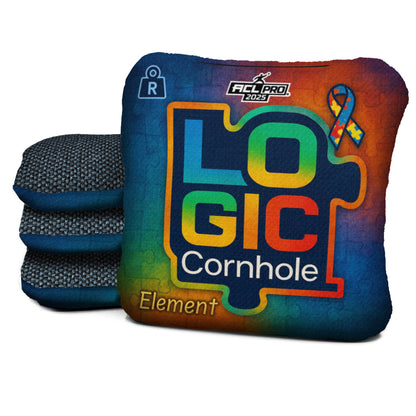 Autism Puzzle Piece - ACL PRO/COMP BAGS - MULTIPLE BAG SERIES - Set of 4 bags