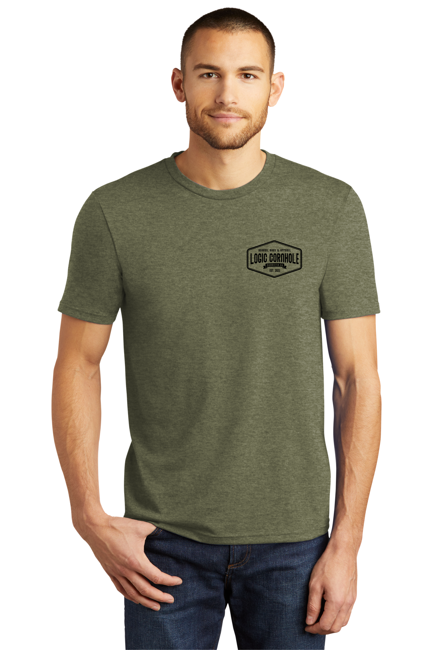 Logic Cornhole Emblem Logo T-Shirt - Multiple Colors Available *Shipping Included