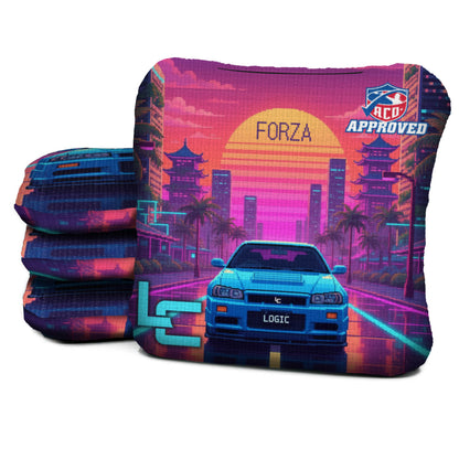 FZ-ACO-PIXELDRIVE cornhole bag mockup