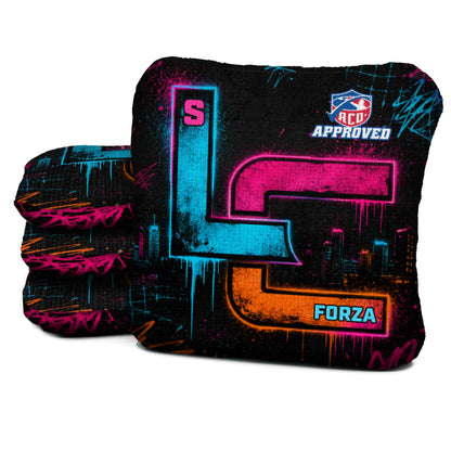 FZ-S-ACO-NEON-AFTERDARK Logic Cornhole set of four
