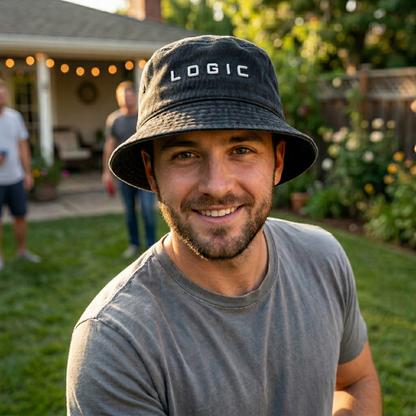 Logic 3D Silicone Logo Bucket Hat - *Shipping Included