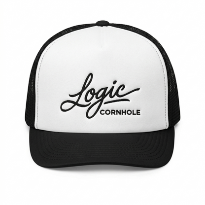 Logic Script Logo Foam Hat- Mesh Snapback - *Shipping Included