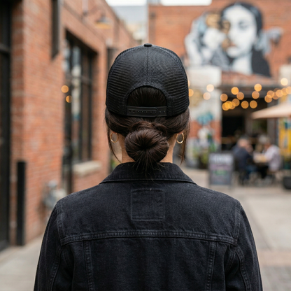 Logic Script Logo Foam Hat- Mesh Snapback - *Shipping Included