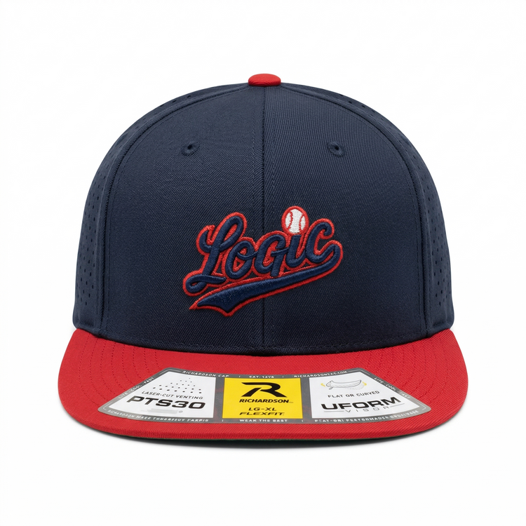 Logic Baseball Embroidery Logo Hat - Richardson PTS30 Lite R-Flex - *Shipping Included