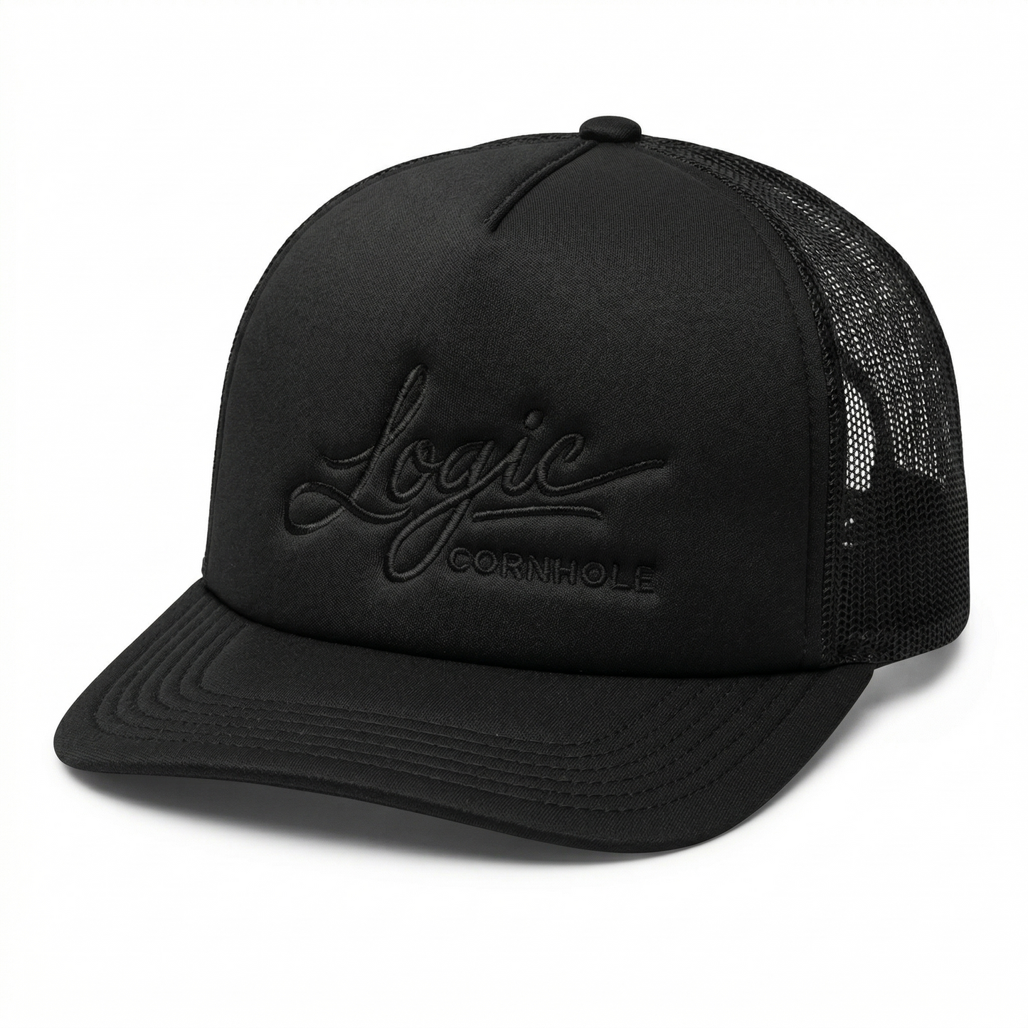Logic Script Logo Foam Hat- Mesh Snapback - *Shipping Included