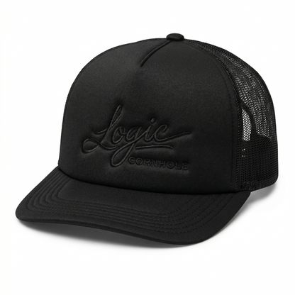 Logic Script Logo Foam Hat- Mesh Snapback - *Shipping Included