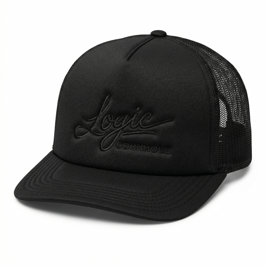 Logic Script Logo Foam Hat- Mesh Snapback - *Shipping Included