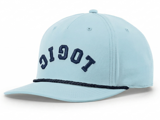 Logic Upside Down Curved Bill Richardson 258 5 Panel Rope Cap - Snapback *Shipping Included
