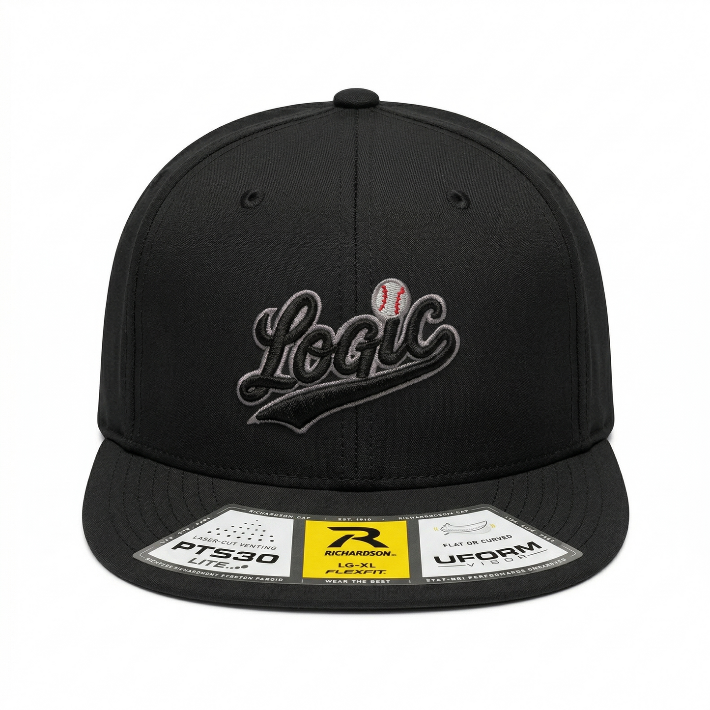 Logic Baseball Embroidery Logo Hat - Richardson PTS30 Lite R-Flex - *Shipping Included