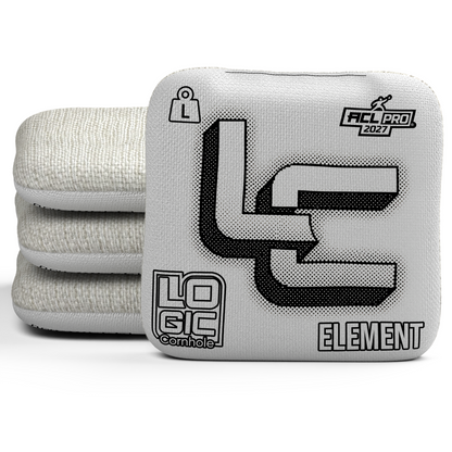 Halftone White — Element L — Parchment (white) carpet — ACL PRO 2027 — 3D signature stack