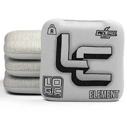 Halftone White — Element R — Parchment (white) carpet — ACL PRO 2027 — 3D signature stack
