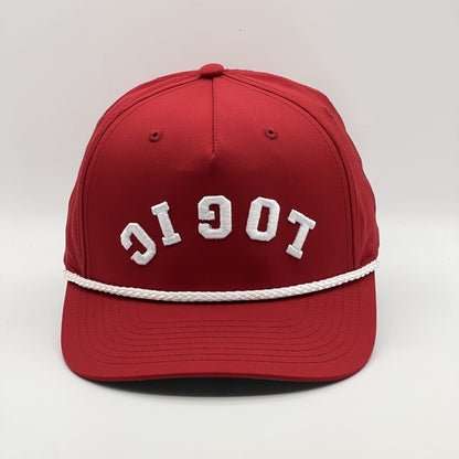 Logic Upside Down Curved Bill Richardson 258 5 Panel Rope Cap - Snapback *Shipping Included