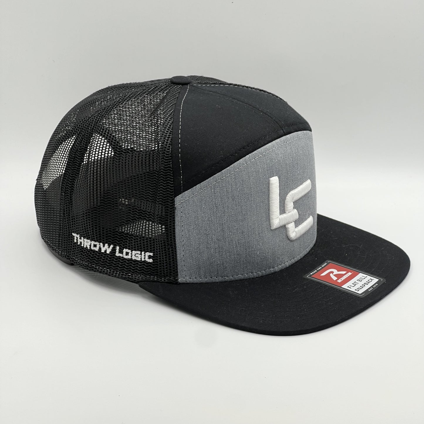 Logic LC Logo 7 Panel Trucker Hat Flat Bill Snapback Cap - *Shipping Included