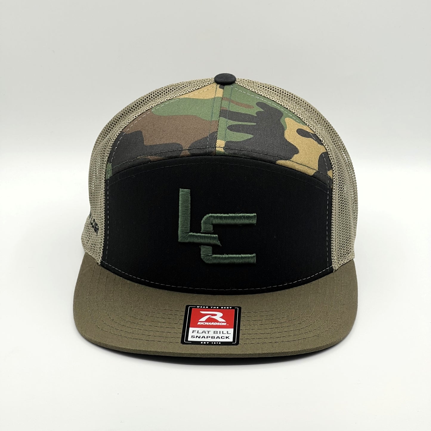 Logic LC Logo 7 Panel Trucker Hat Flat Bill Snapback Cap - *Shipping Included